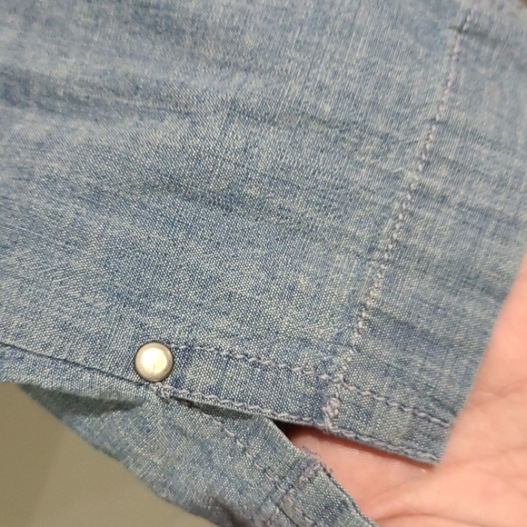 NWT Basic Edition blue denim look capris - Picture 4 of 6